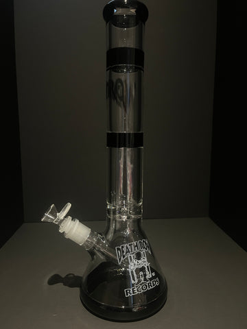 DEATH ROW-15.5" 7 mm Glass water pipe by Infyniti
