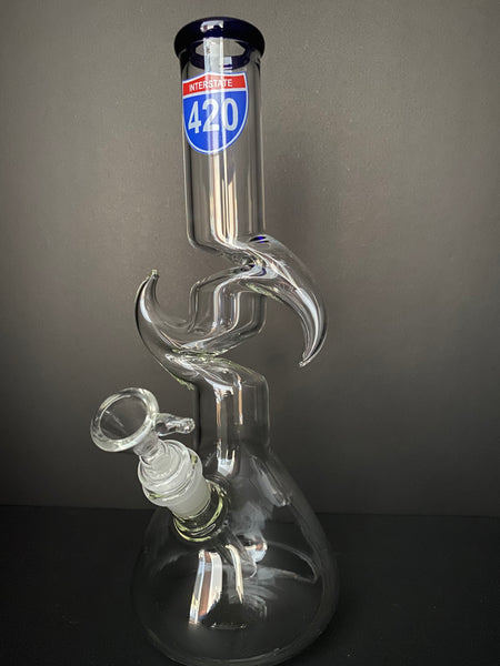 12" Kink Zong Water Pipe