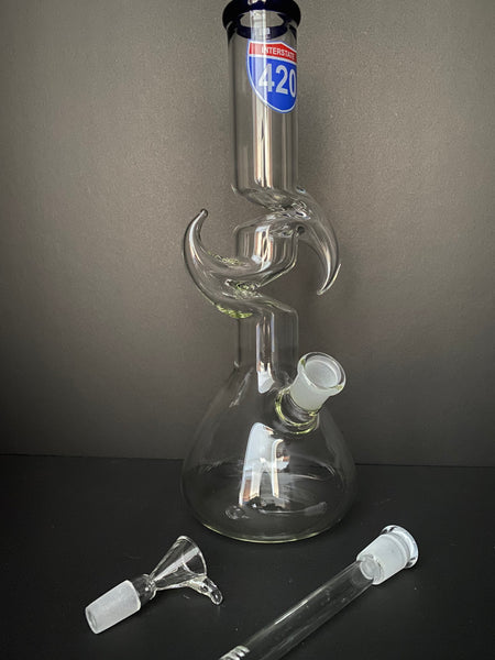 12" Kink Zong Water Pipe