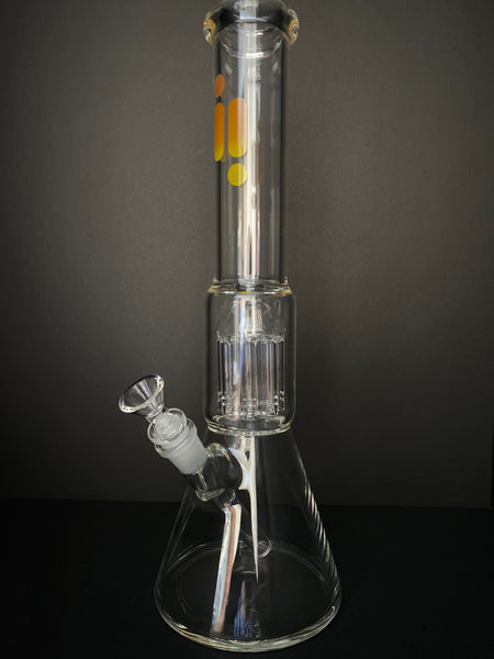 16" Infyniti 7 mm Thickness Single 8-arm Glass Water Bong