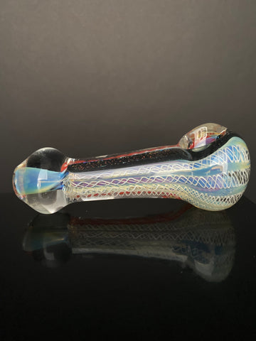 Heavy dichronic 6237 Glass Spoon Pipe