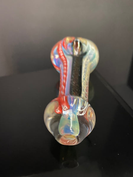 Heavy dichronic 6237 Glass Spoon Pipe