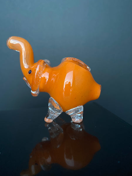 Small Elephant Glass Hand Pipe