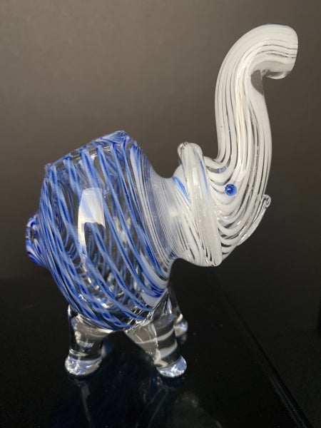 Standing Elephant Glass Hand Pipe